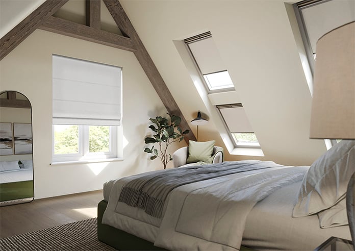 Windermere, Ecru - Twist&Fit Roman Blind - Image 7